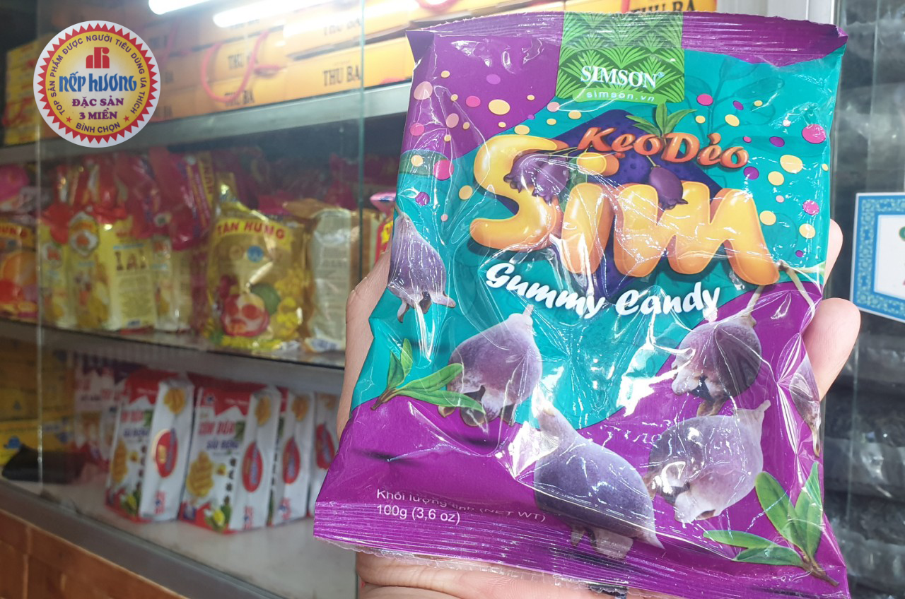 Kẹo Dẻo Sim Simson - Gói 100g - Đặc sản Phú Quốc