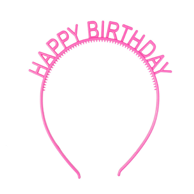 Bờm cài tóc chữ happy birthday