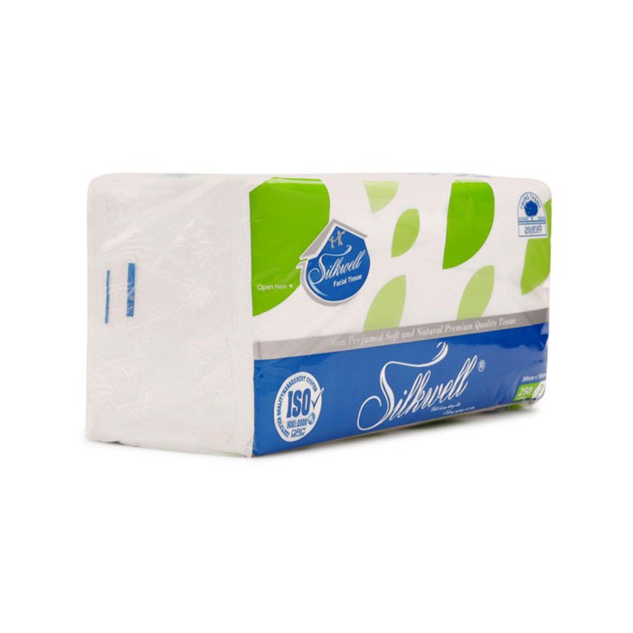 Khăn Giấy Rút Silkwell Xanh 250 Tờ