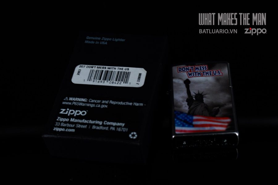 ZIPPO 207 DON'T MESS WITH THE US