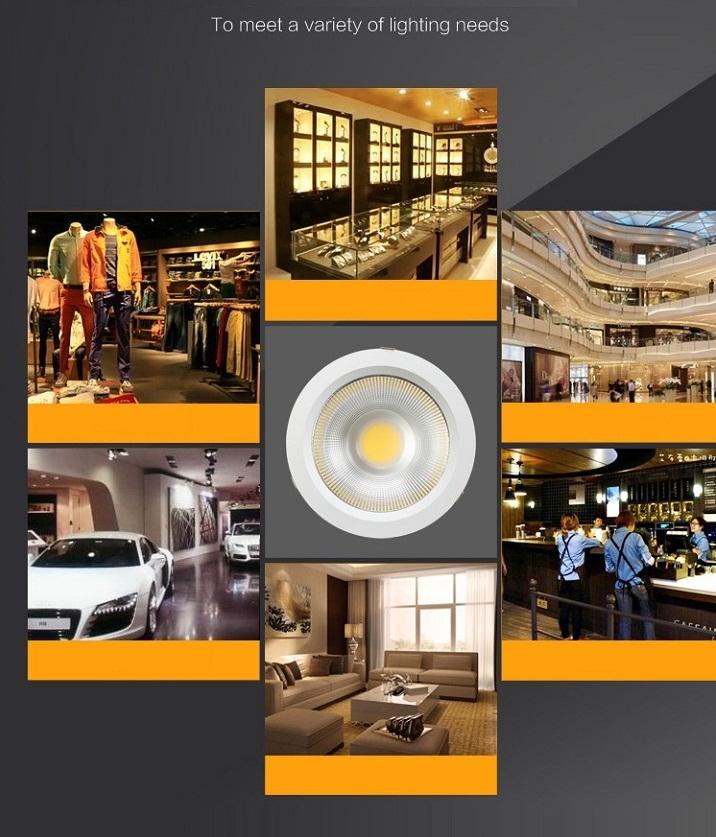 Đèn led ốp nổi COB 15W