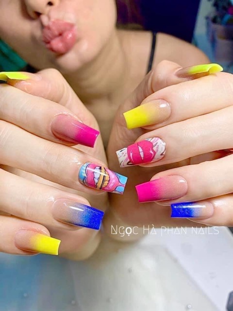 [HCM]STICKER NƯỚC 3D DÁN MÓNG