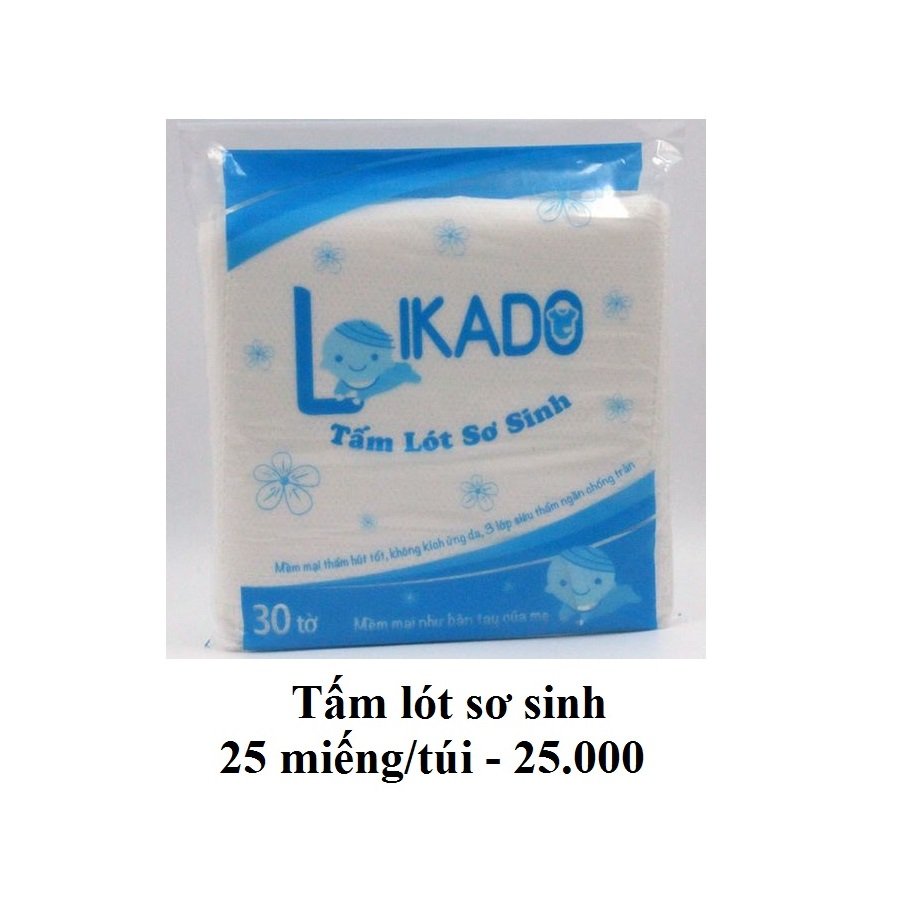 Miếng lót phân su cho bé LIKADO (1 gói)