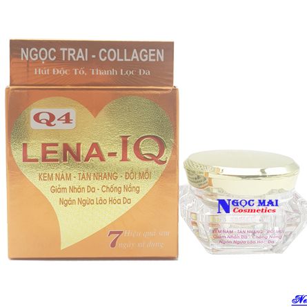 Kem nám tàn nhang đồi mồi giảm nhăn da chống nắng ngừa lão hóa Q4 - Mỹ phẩm LENA IQ 20g