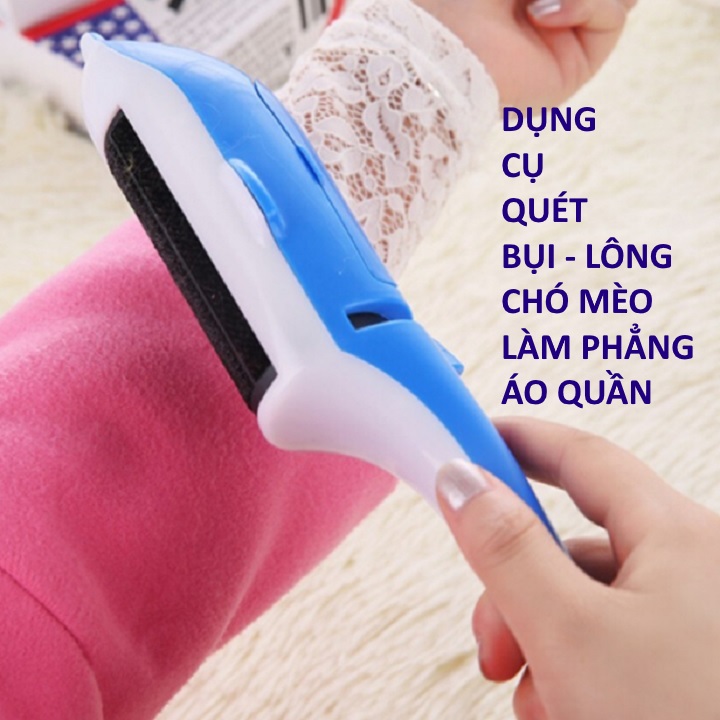 Dụng Cụ Quét Lông, Bụi - Cây Quét Bụi , Quét Lông Chó Mèo Khỏi Quần Áo, Mền Gối - Làm phẳng Quần Áo