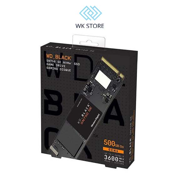 Ổ cứng ssd wd black sn750 se | 500gb | m.2 nvme gen 4×4 | mới bh 36t