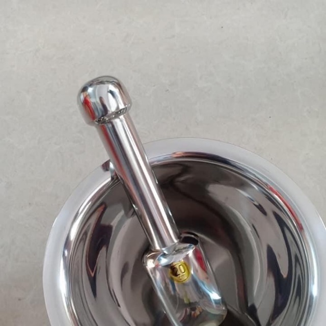 BỘ CHÀY CỐI BẰNG INOX (18CM)