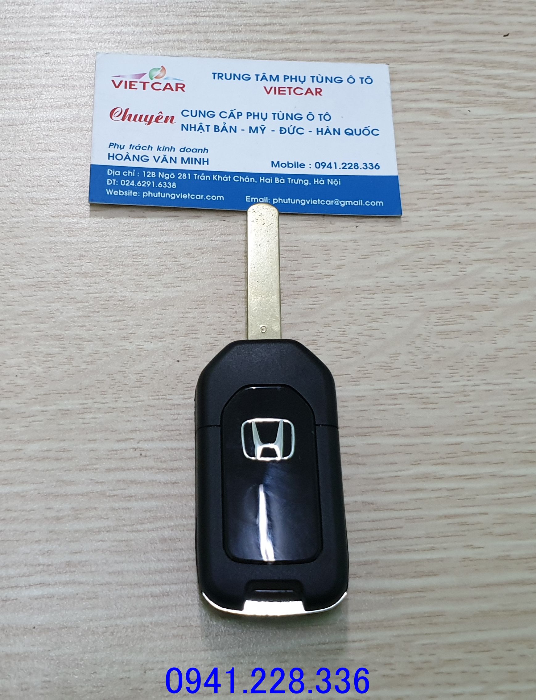 Vỏ chìa khóa gập Honda Brio (2 nút)