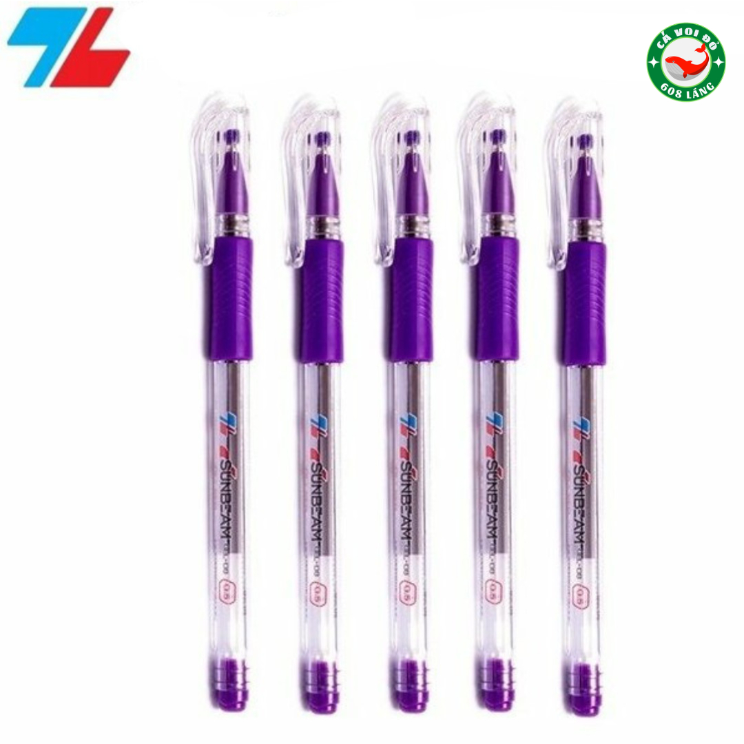 Bút gel-08 mực tím thiên long