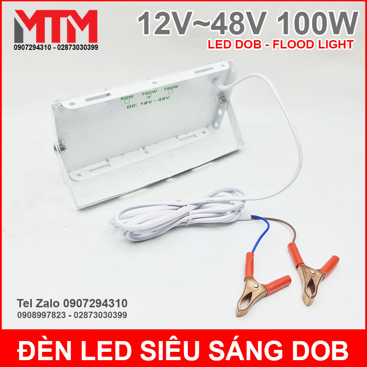 Đèn led siêu sáng 12V 48V 100W DC – Led DOB Flood Light