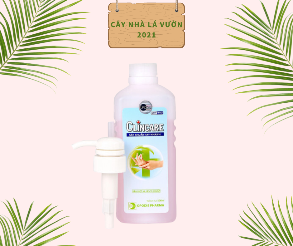 Dung Dịch Sát Khuẩn Nhanh Clincare 500ml ( Có Vòi Rời )