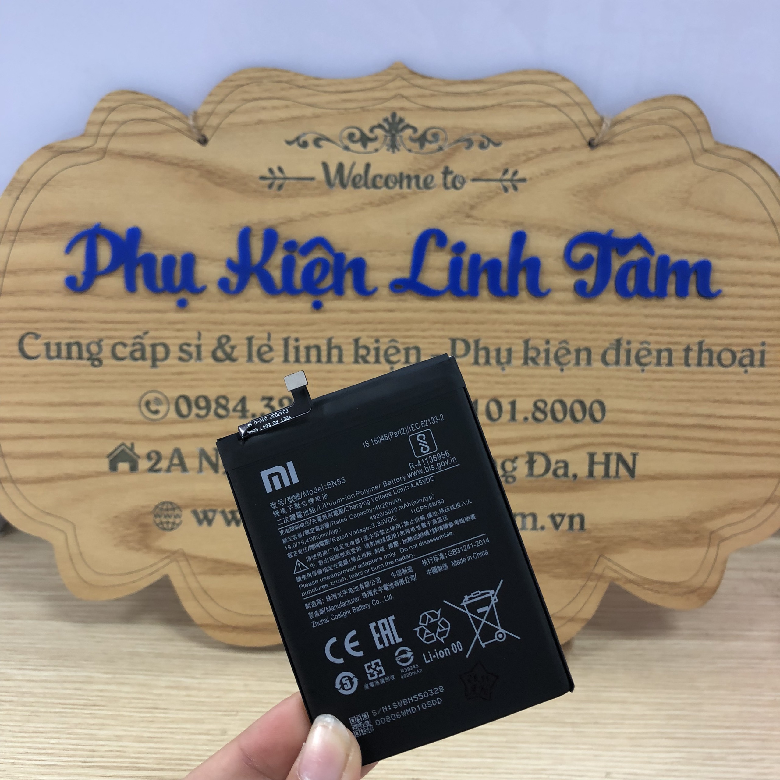 Pin Xiaomi Redmi Note 9S BN55