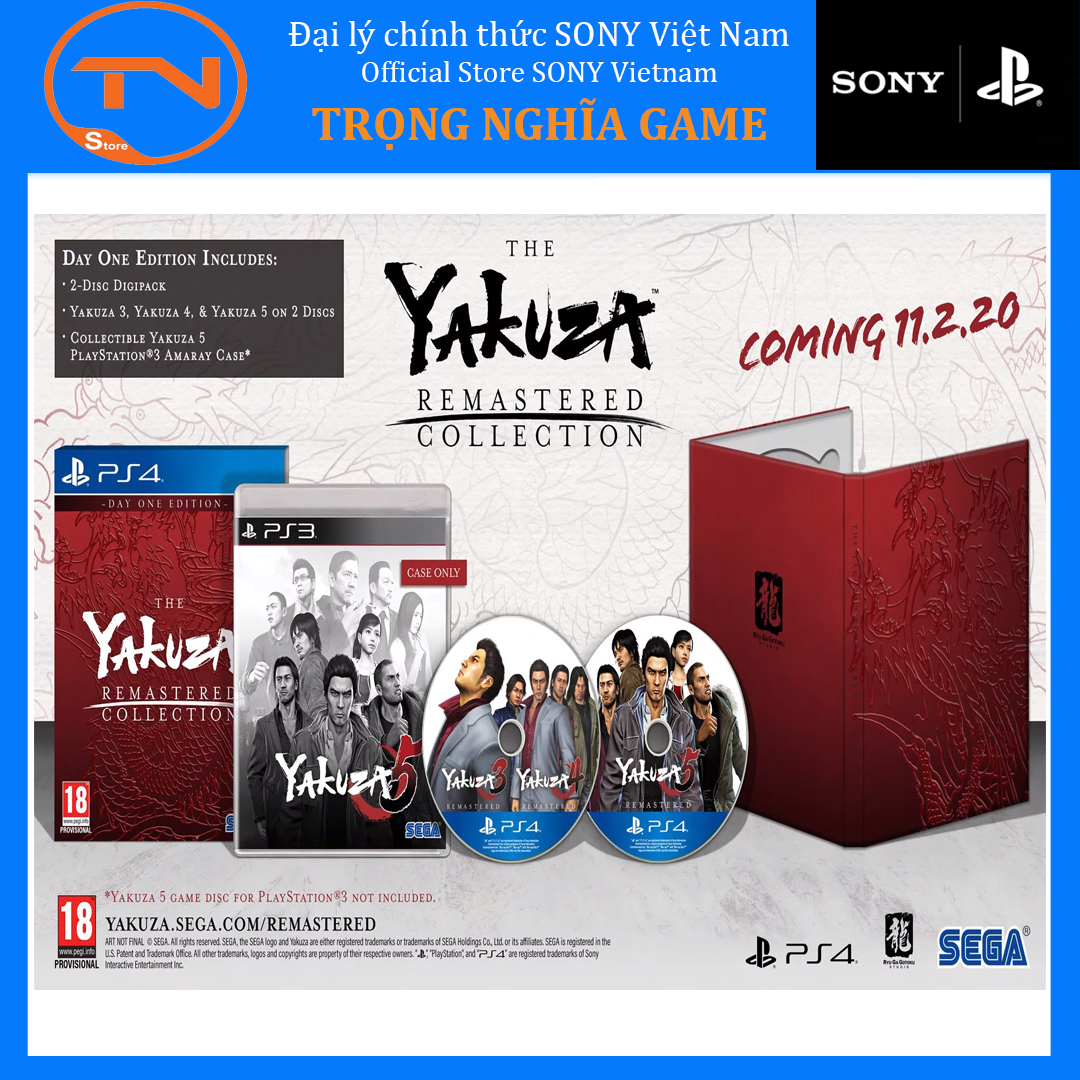 Game PS4 - Yakuza Remastered Collection EU Edition