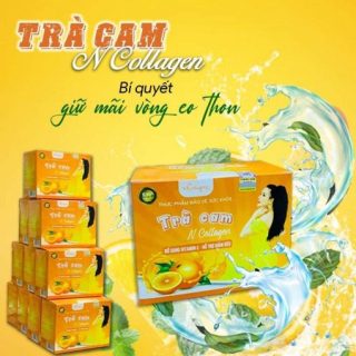 Chính hãng Trà cam hỗ trợ giảm cân NCOLLAGEN 15 gói - Trà Cam detox thumbnail