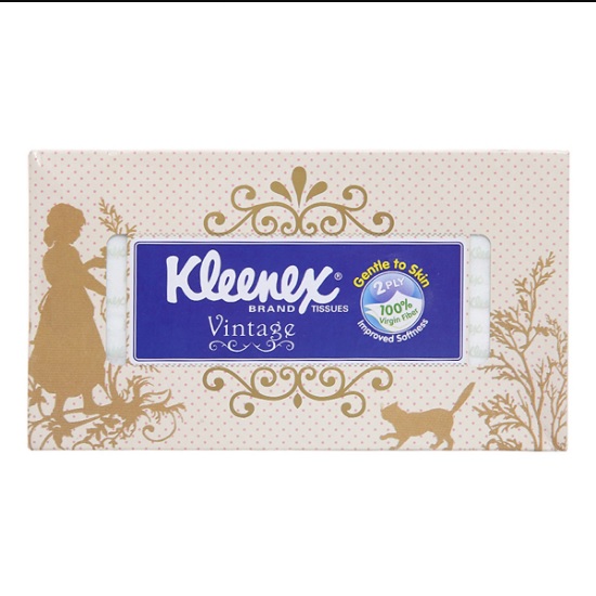 Giấy lụa hộp KLEENEX VINTAGE (150 tờ/hộp) 2 lớp