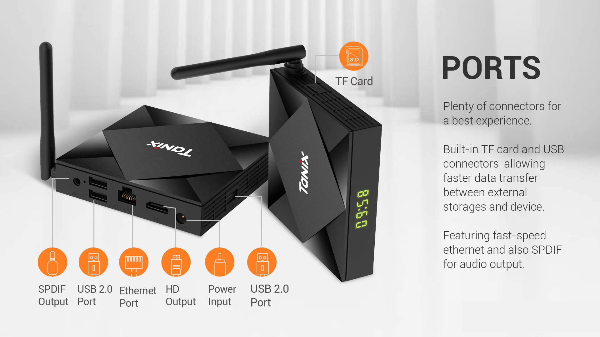 Android Tivi Box Tanix6S - phiên bản Android 10.0 Ram 2 Rom 8GB