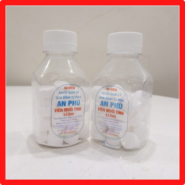 Viên Muối Sinh Lý Nacl 0,9% [Hộp 20-50 Viên]