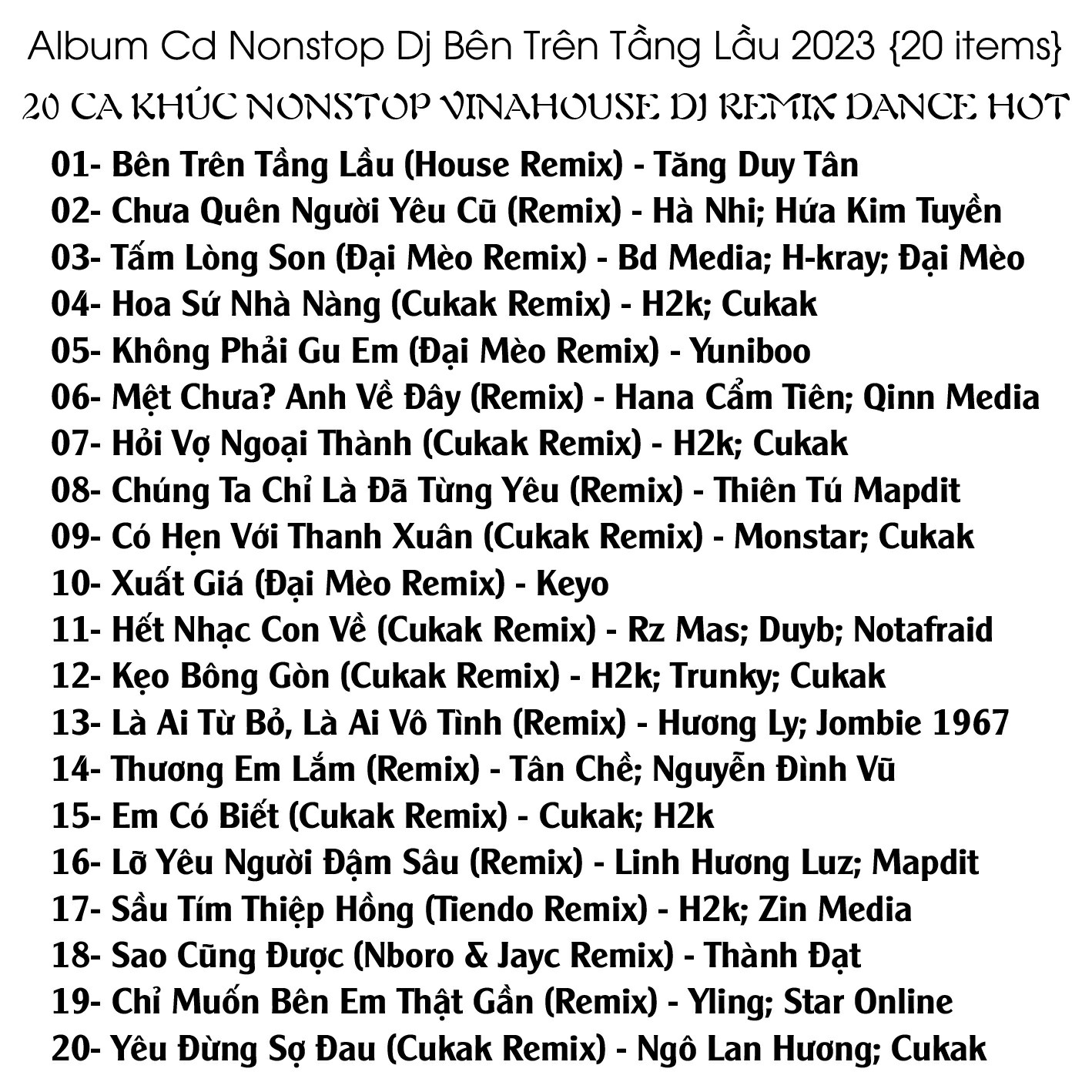 Cd: Hoang Trang's Love Song: Half the Night of Remembrance: Lossless Wav 1411 Kbps