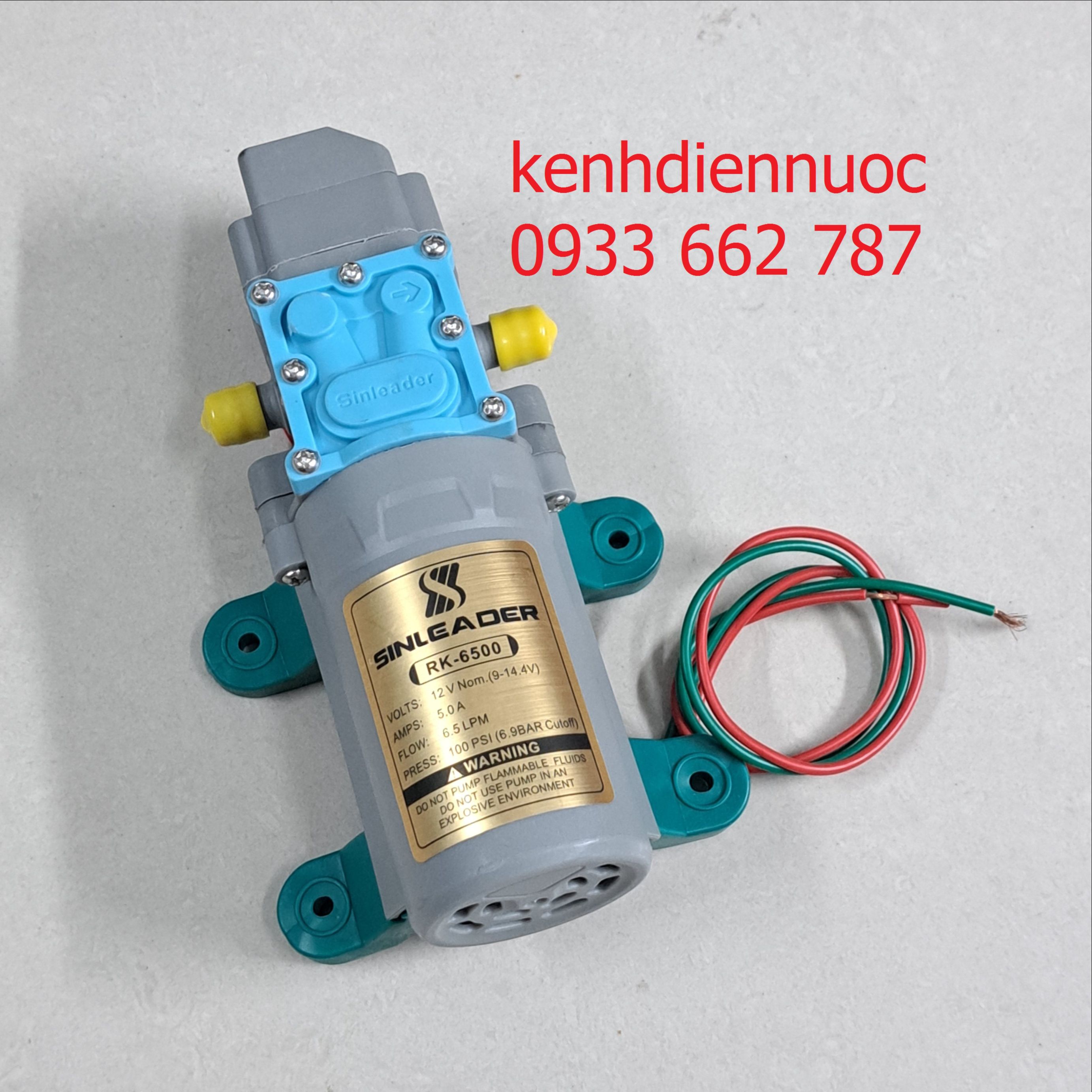 Máy bơm đơn Sinleader 12V dùng phun thuốc