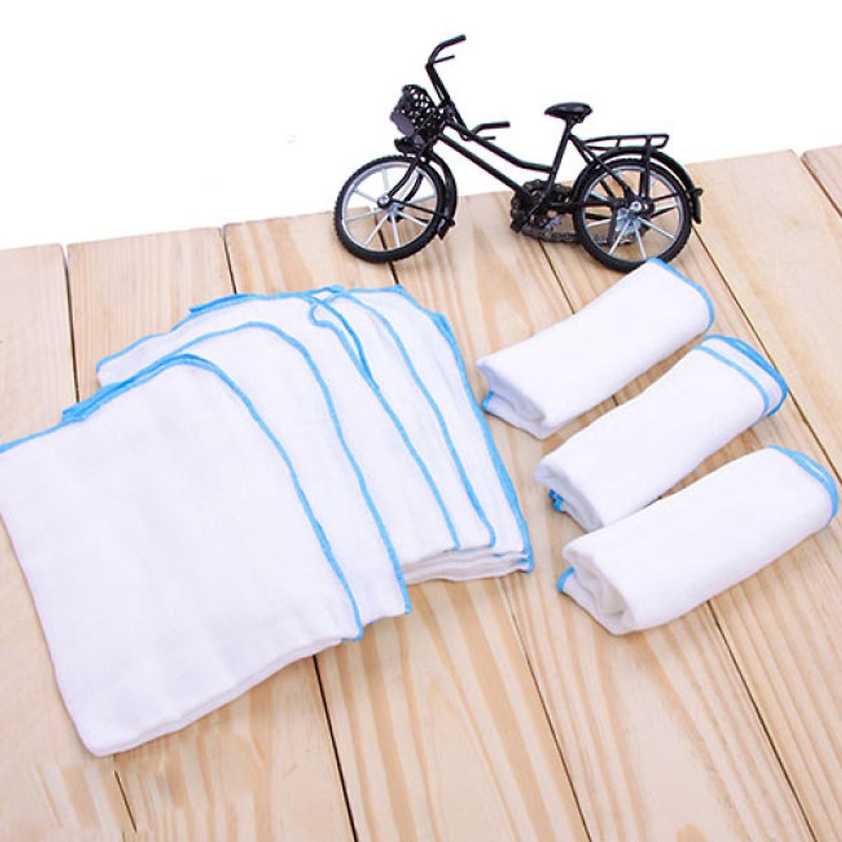 [HCM]Gói 10 Khăn Sữa Xuất Nhật 4 Lớp Cho Bé