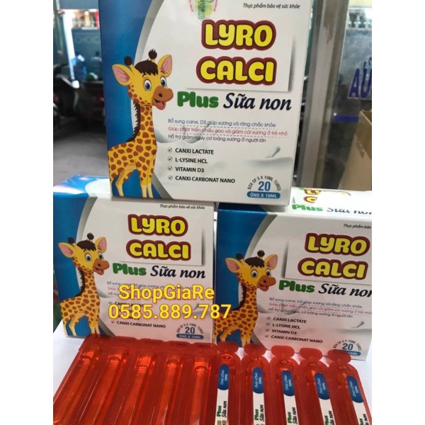Lyro calci plus sữa non phát triển chiều cao, kích thích ăn ngon, cho xương chắc khoẻ chống còi xương, loãng xương giá rẻ
