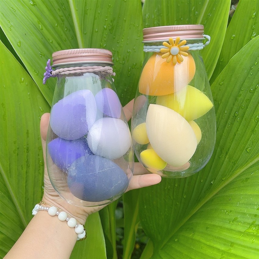 [ Mút Tán Kem Nền Rẻ ] Combo 6 Mút Đánh Kem Nền Đủ Size [ 3MEMON ] MDKN01