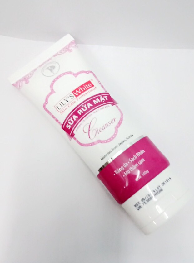 [HCM]Sữa rửa mặt lily’s white cleanser trắng da sạch nhờn