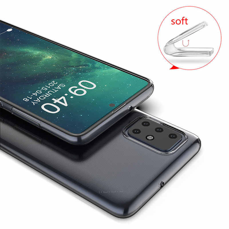 Ốp lưng Samsung Galaxy M51 silicon dẻo trong suốt