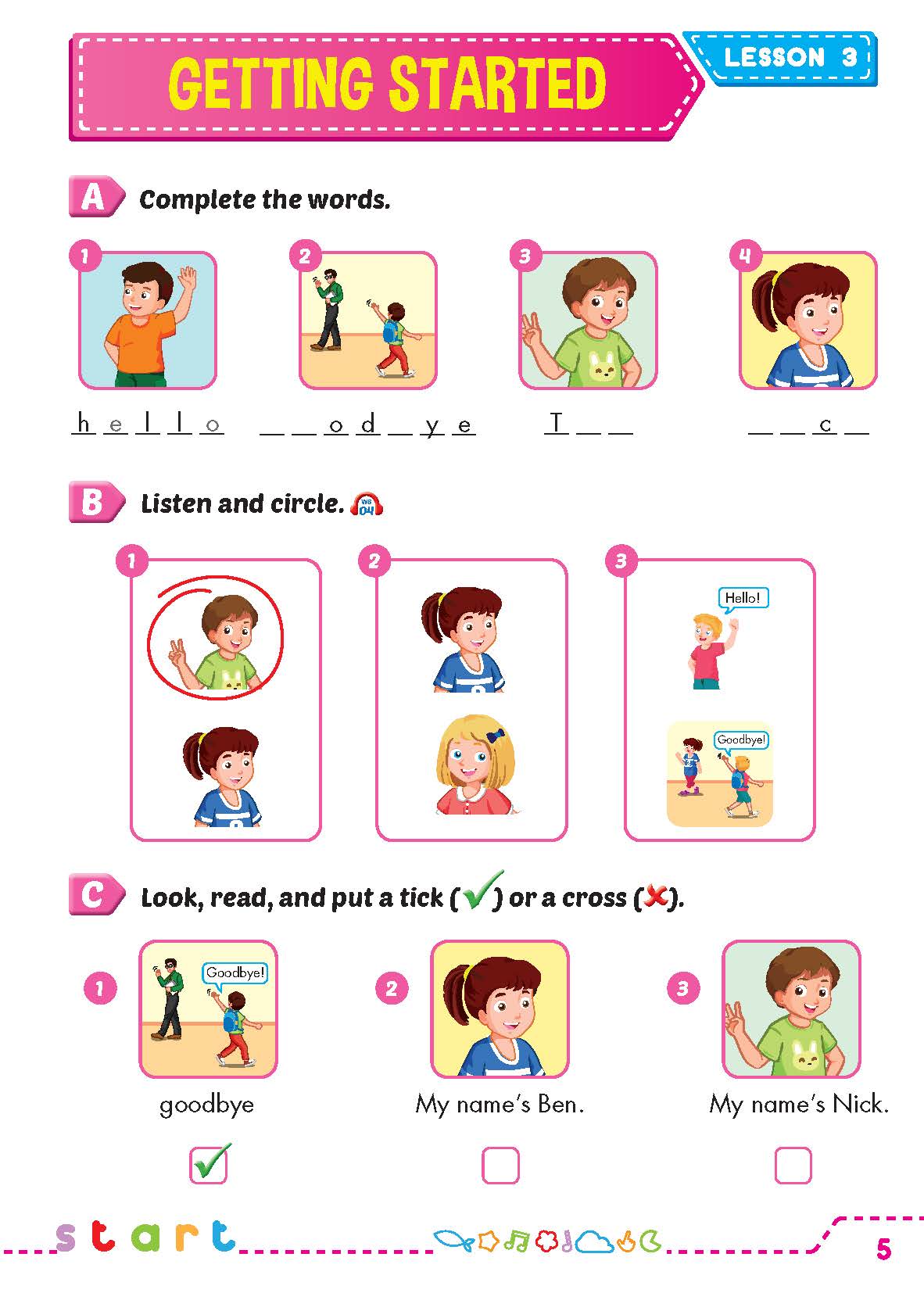 Sách - dtpbooks - Tiếng Anh 3 i-Learn Smart Start Workbook (Sách bài tập)