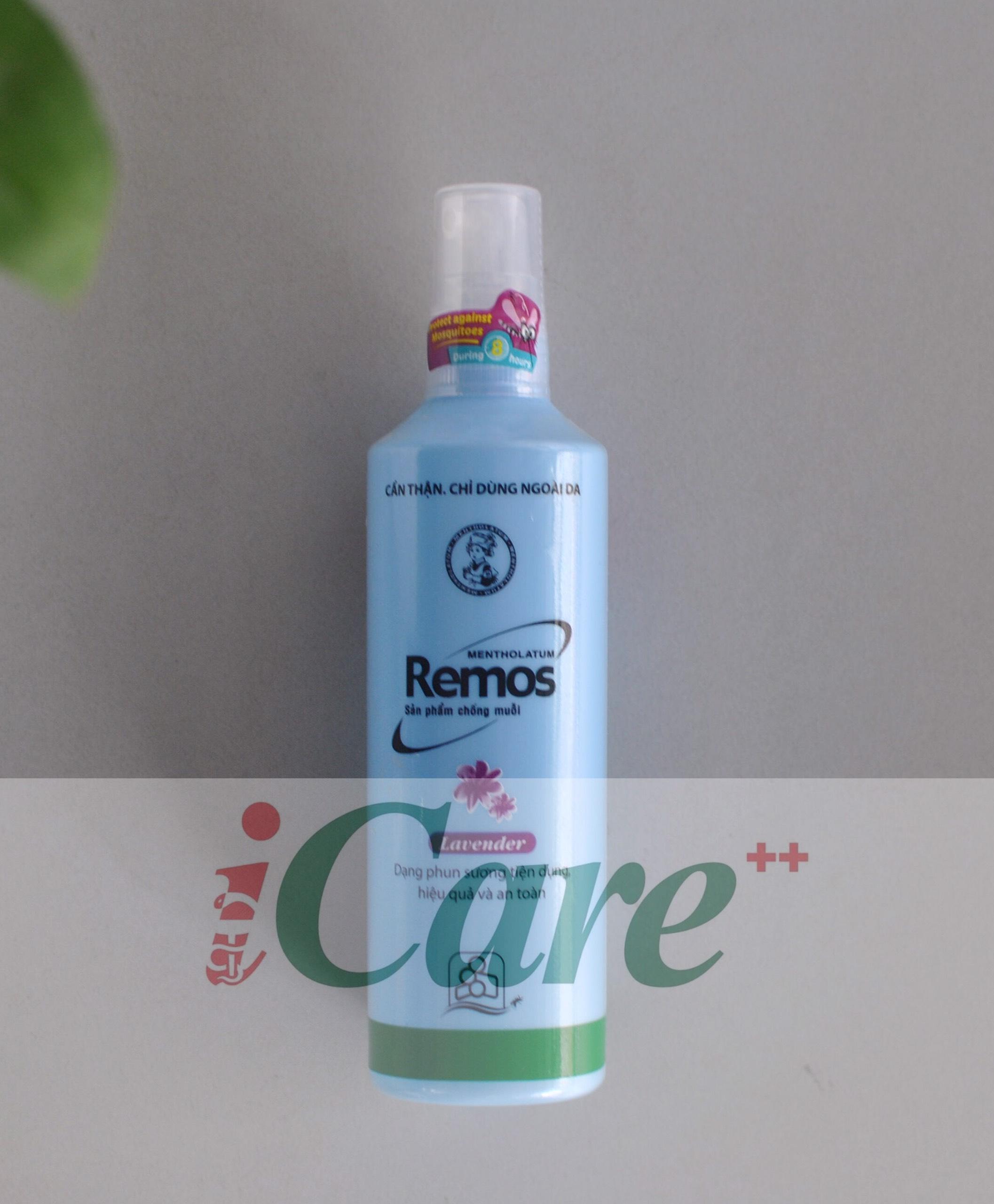 XỊT CHỐNG MUỖI- CÔN TRÙNG ĐỐT- REMOS 150ml