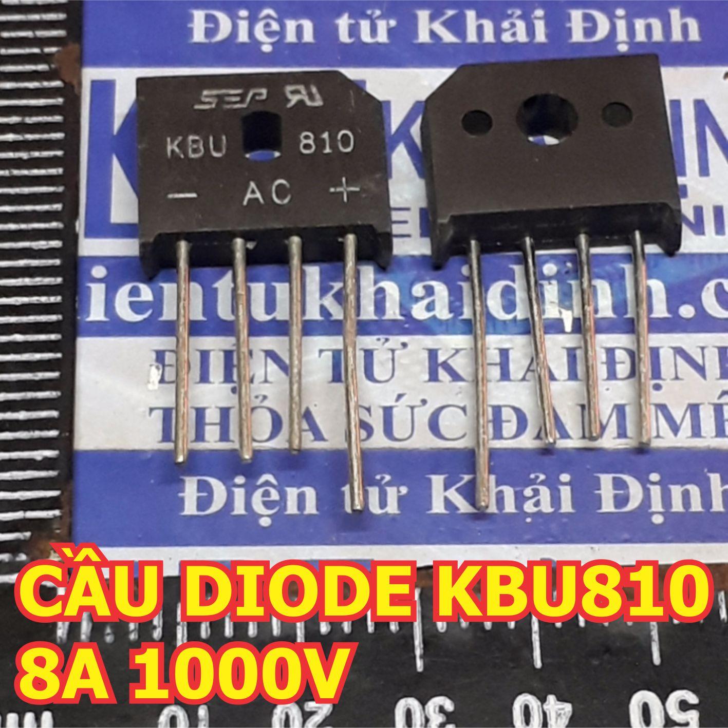 5 con cầu diode kbu810 8a 1000v kde1499