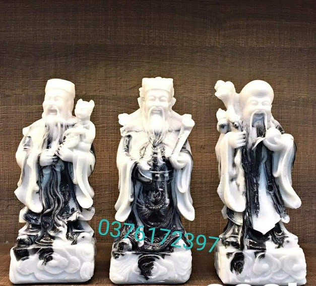 Tượng Tam Đa Phúc Lộc Thọ đá đúc cao cấp