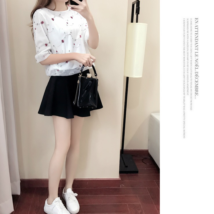Áo Ren 2 Lớp Thêu Hoa - New Thoi Trang