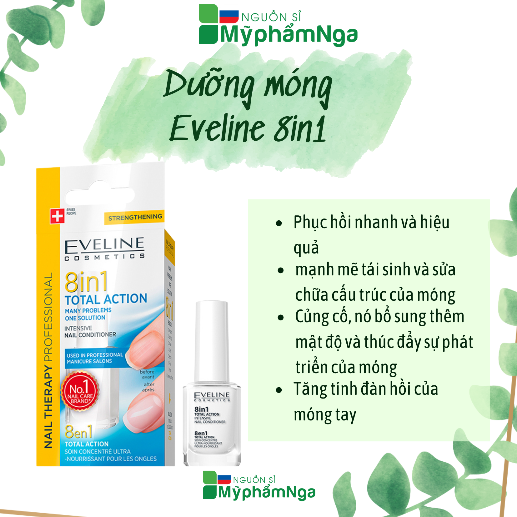 Dưỡng móng Eveline 8in1
