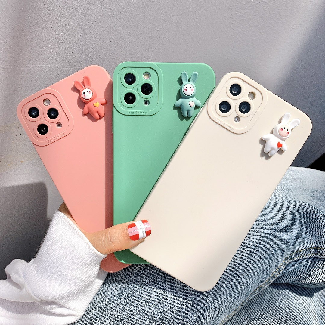 Ốp Lưng Basic Camera Nổi - Mẫu Rabbit Nổi