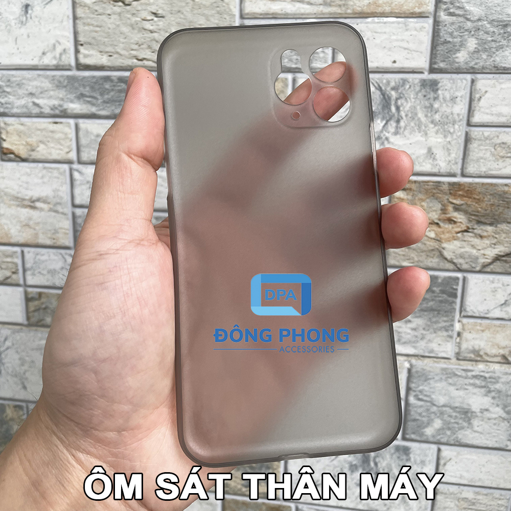 Combo 2 Ốp Lưng Trong Nhám Unibody iPhone 11 PRO Siêu Mỏng Giấy