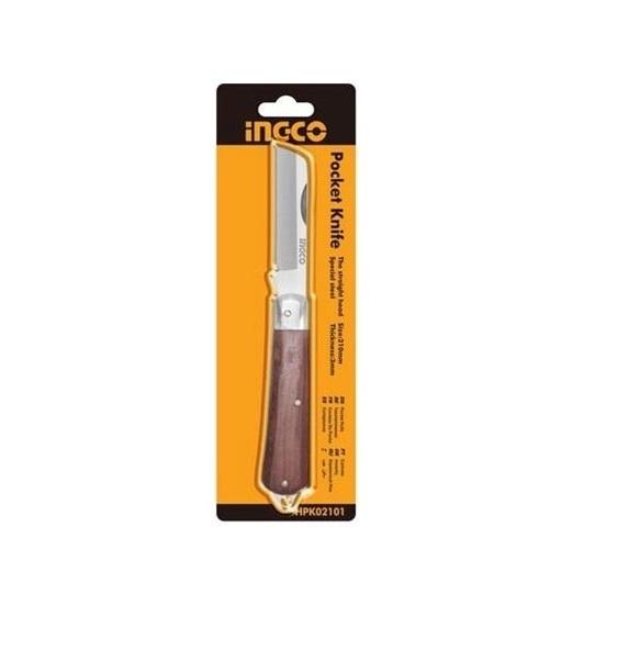 Dao tước dây điện lưỡi thẳng 210mm Ingco HPK02101