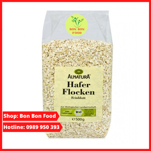 Yến mạch cán dẹt hữu cơ nhập Đức 500Gr