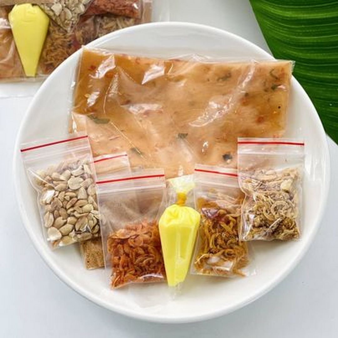 Bánh tráng dẻo tôm phơi sương lục vị - siêu ngon