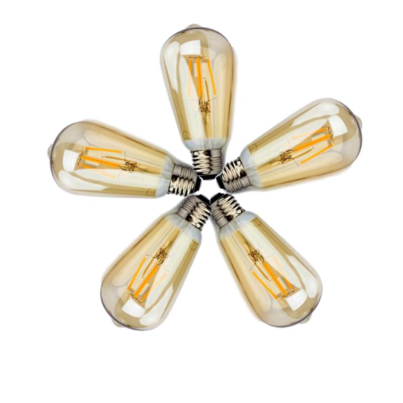 Bóng Đèn LED Edison ST64 Vàng Nắng