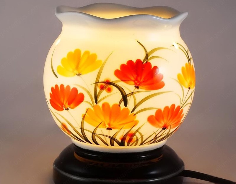 Đèn xông tinh dầu sứ size to