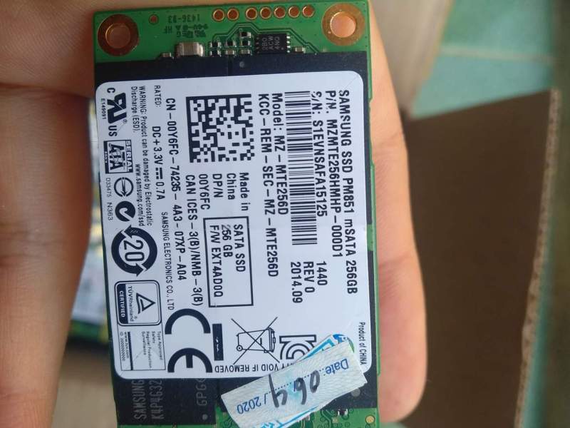 Bảng giá SSD SAMSUNG MSATA 256G Phong Vũ