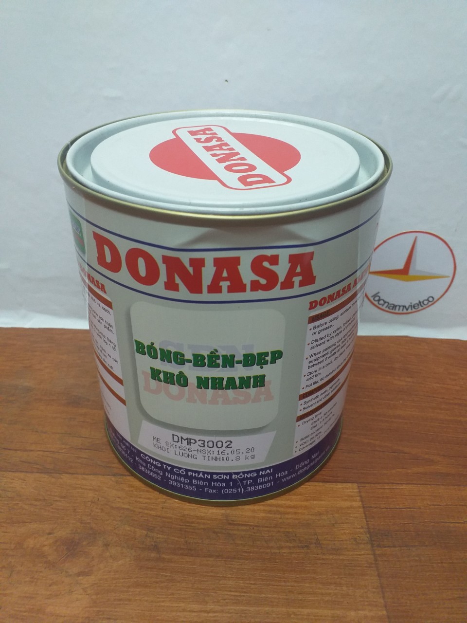 Sơn lót chống rỉ Donasa màu xám DMP3002 0.8KG