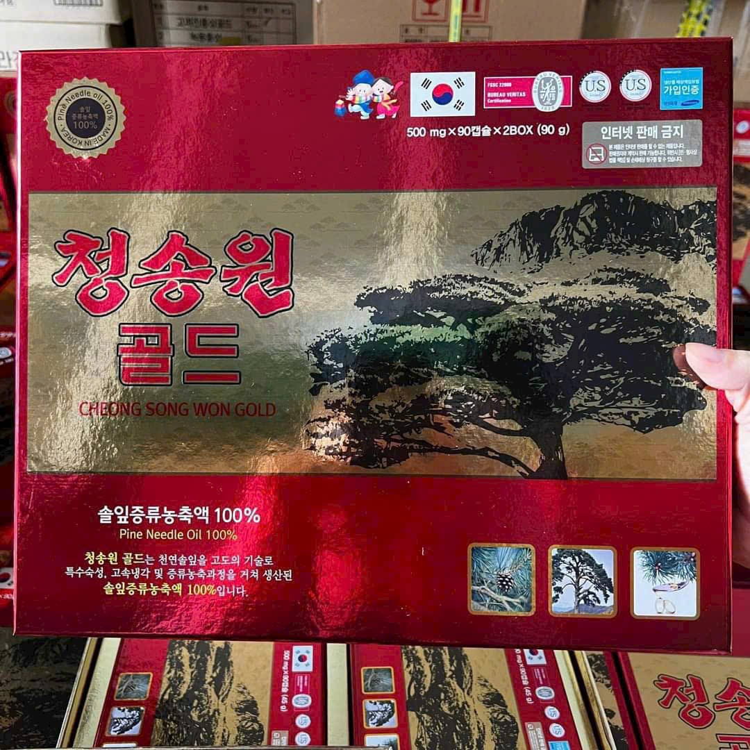 TINH DẦU THÔNG ĐỎ CHEONGSONGWON GOLD HÀN QUỐC
