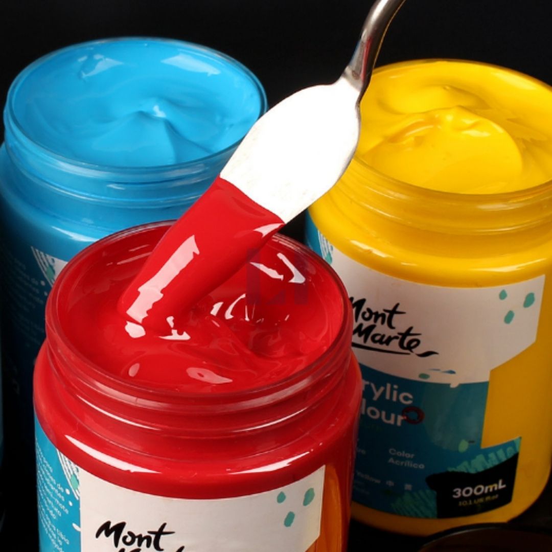 Màu Acrylic 100ml Mont Marte vẽ tranh số hóa, canvas