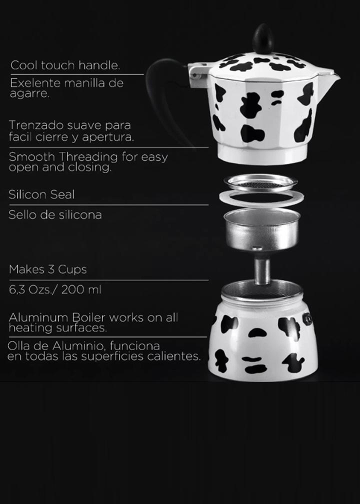 Bình pha cà phê moka espress 3 cup cao cấp