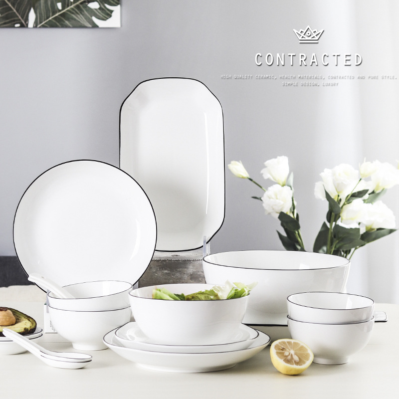 Bộ bát đĩa sứ xương cao cấp LP7s