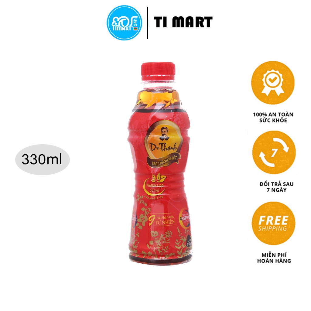 [TI MART] Lốc 6 chai trà thanh nhiệt Dr.Thanh 330ml