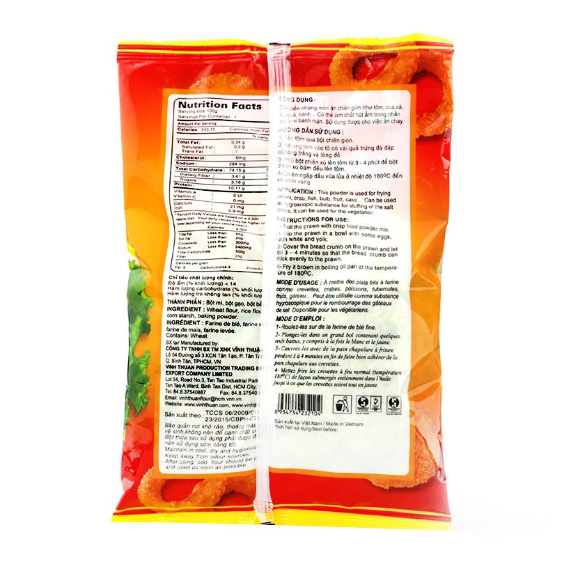 Bột chiên xù Vĩnh Thuận 100gr