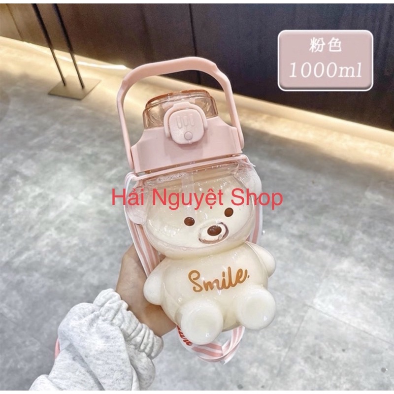 Bình đựng nước hình gấu dung tích 1 lít